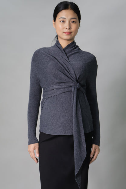 Maternity Wrap Knit Top
