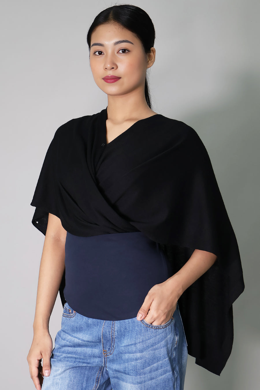Maternity Multiway Nursing Poncho Wrap