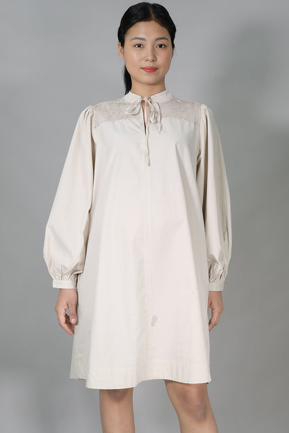 Maternity Pintucks Tunic Dress