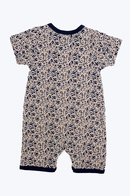 Newborn Baby Leopard Print Romper