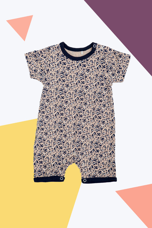 Newborn Baby Leopard Print Romper