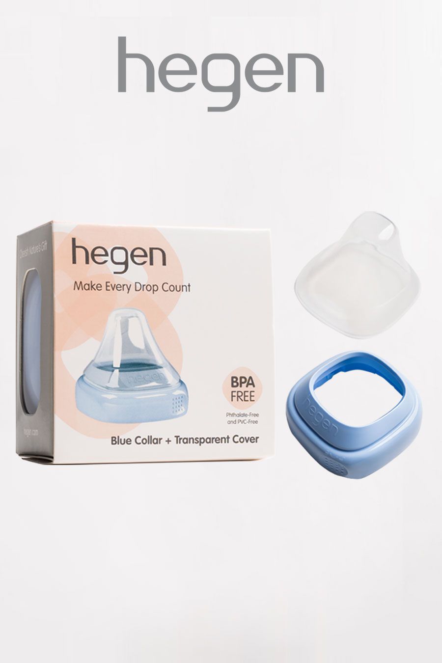 HEGEN PCTO™ Collar And Transparent Cover(Lavender Blue)