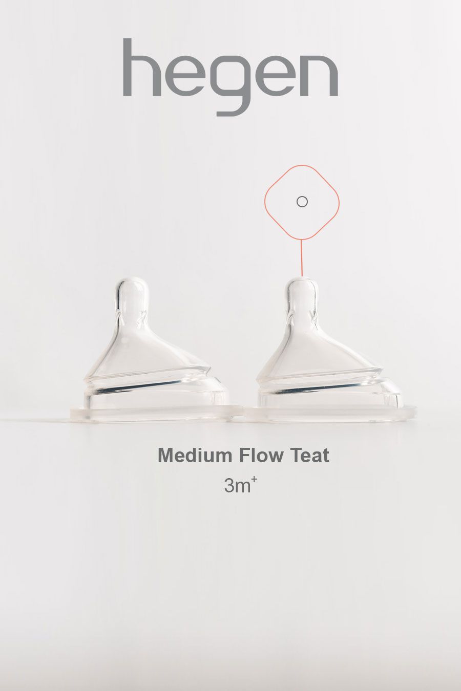 HEGEN Teat Medium Flow (2 Pack)