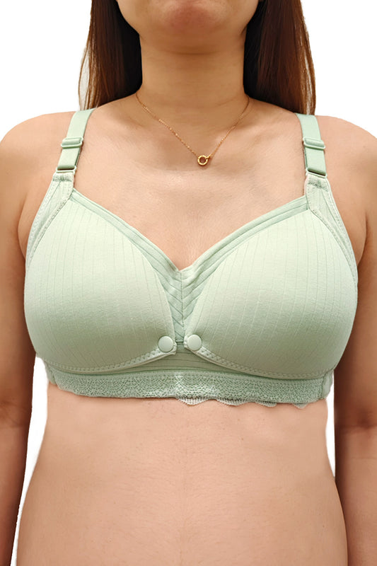 Front Snap Wirefree Nursing Bra