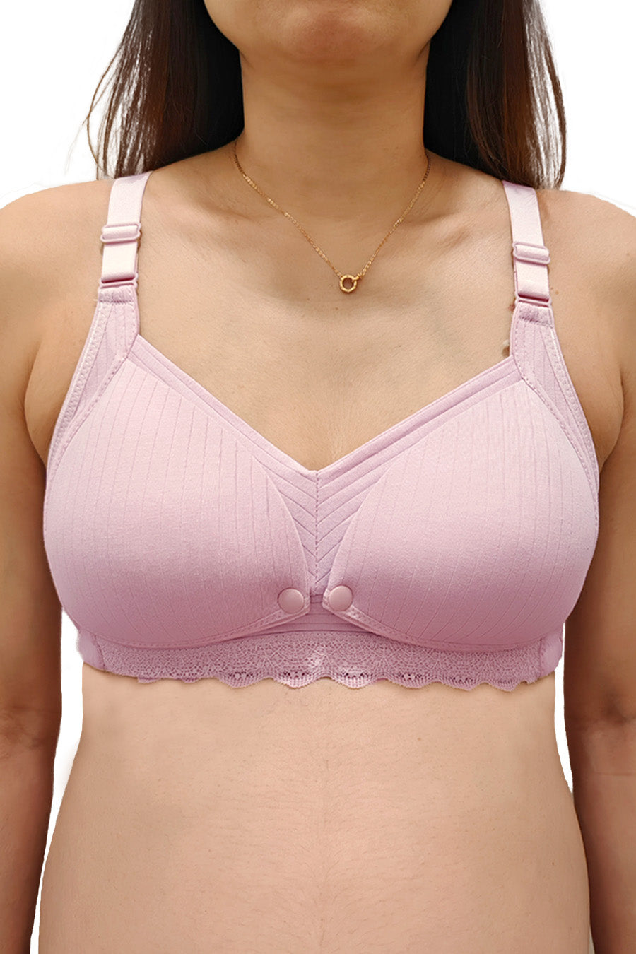 Front Snap Wirefree Nursing Bra