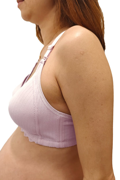 Front Snap Wirefree Nursing Bra