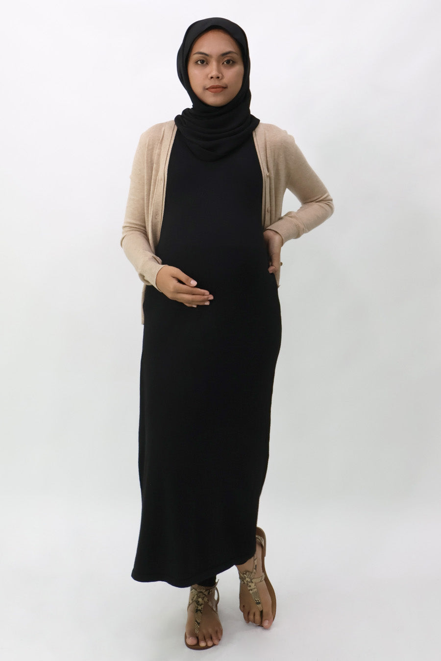 Black Tank Knit Dress