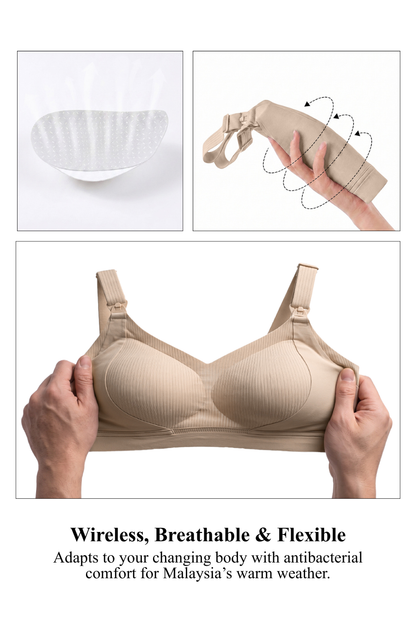 Antibacterial Full Coverage Maternity & Nursing Bra