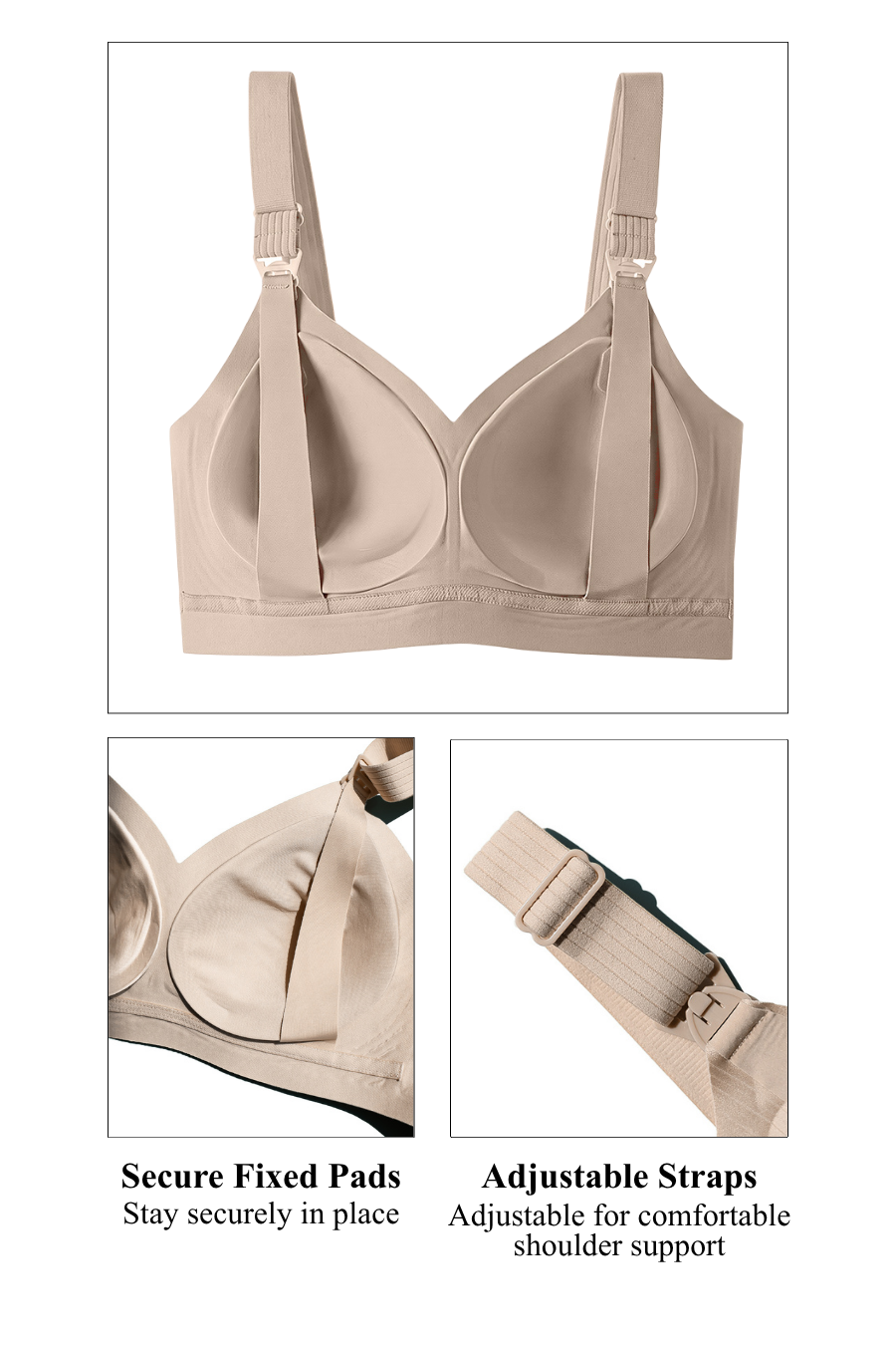 Antibacterial Full Coverage Maternity & Nursing Bra